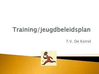 training jeugdbeleidsplan