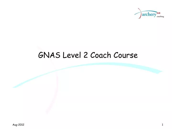 gnas level 2 coach course