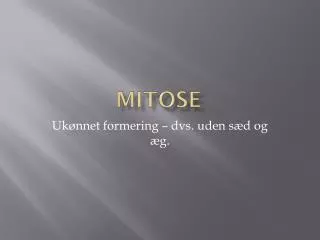 mitose
