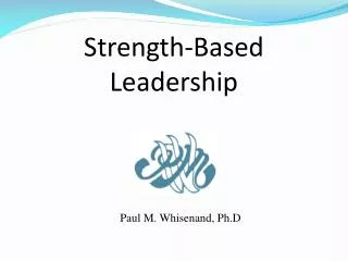 Strength-Based Leadership