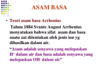 asam basa