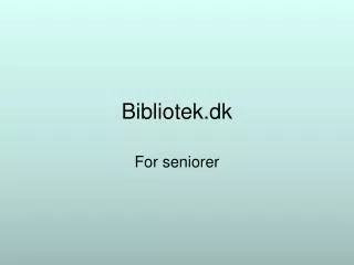 bibliotek dk