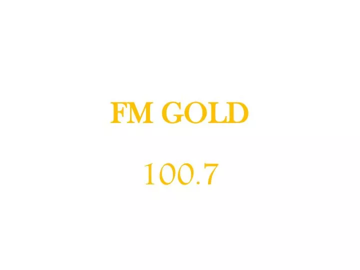 fm gold