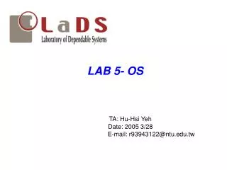 LAB 5- OS
