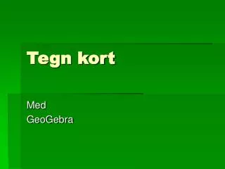tegn kort