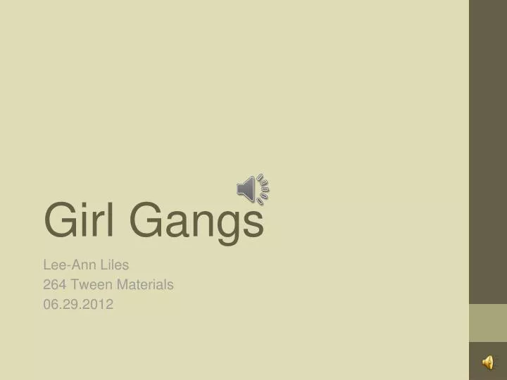 girl gangs