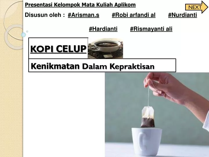 kenikmatan dalam kepraktisan