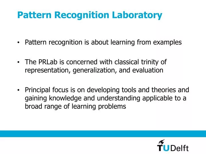 pattern recognition laboratory