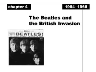 The Beatles and the British Invasion