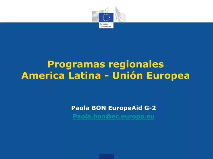 programas regionales america latina uni n europea