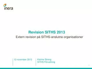 Revision SITHS 2013