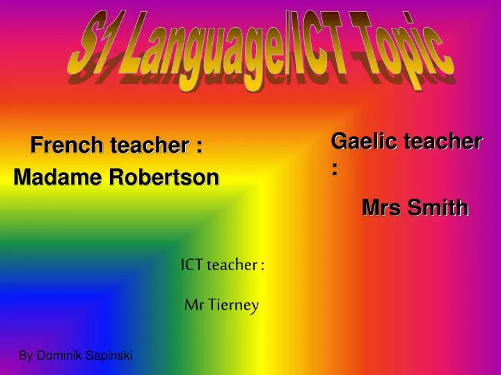 french teacher madame robertson