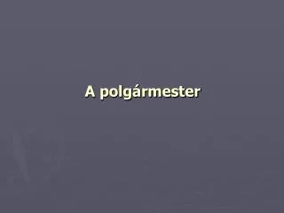 a polg rmester