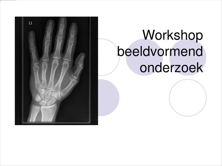 workshop beeldvormend onderzoek