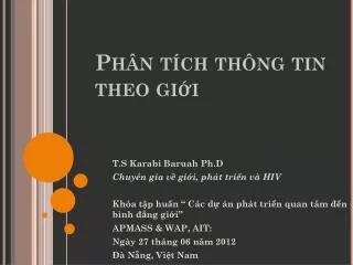 ph n t ch th ng tin theo gi i
