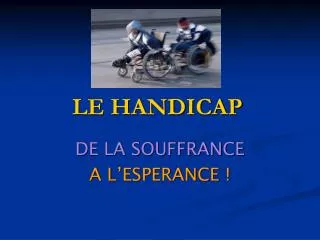 le handicap