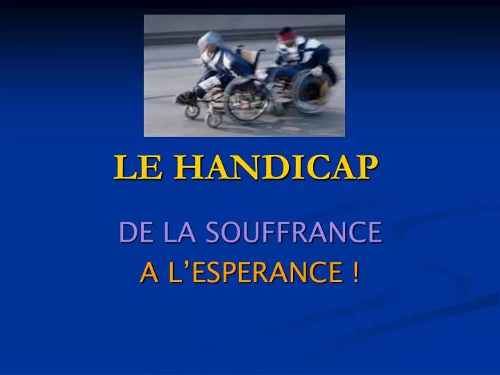 le handicap