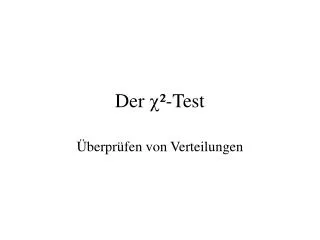 der test