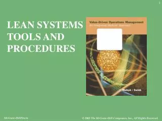 LEAN SYSTEMS TOOLS AND PROCEDURES