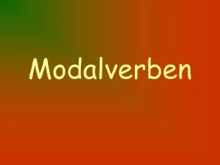 modalverben