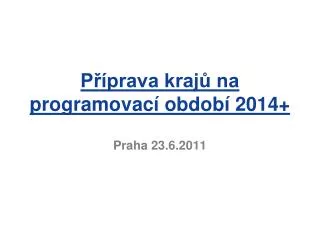 p prava kraj na programovac obdob 2014