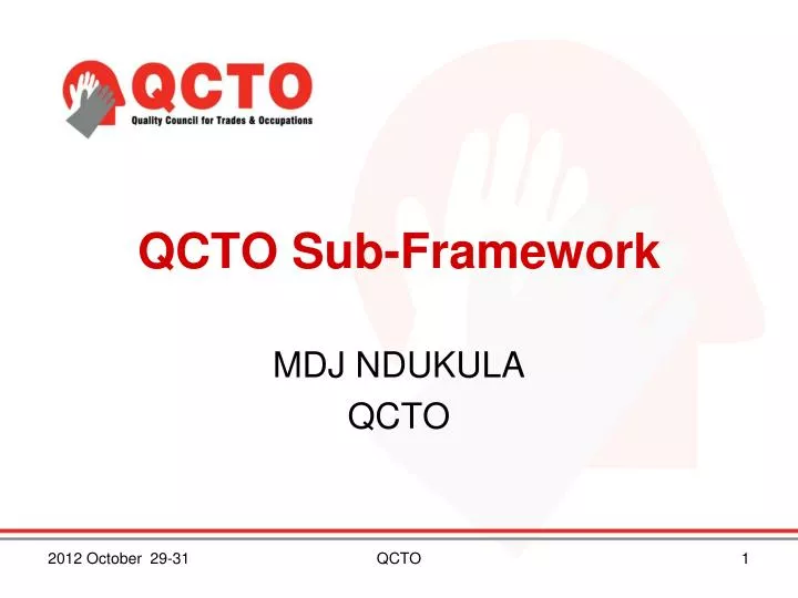 qcto sub framework