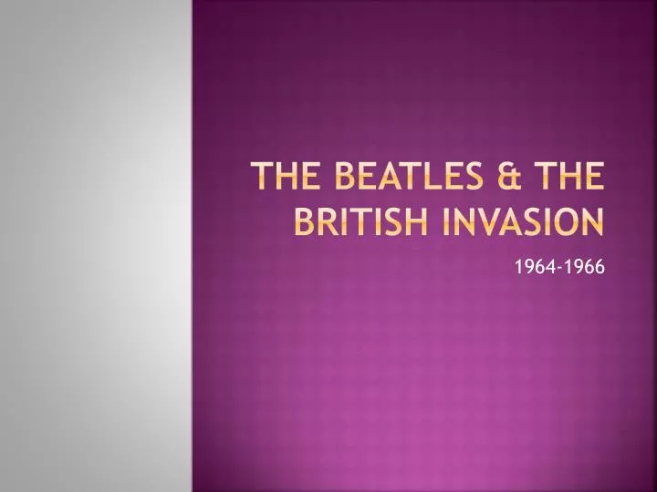 the beatles the british invasion