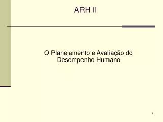 arh ii