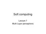 Soft computing - slide 1
