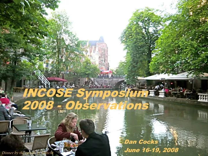 incose symposium 2008 observations