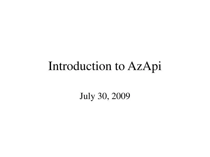 introduction to azapi