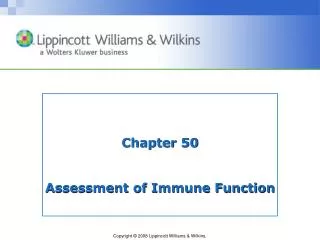 Chapter 50 Assessment of Immune Function