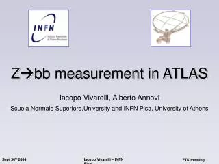 Z ?bb measurement in ATLAS