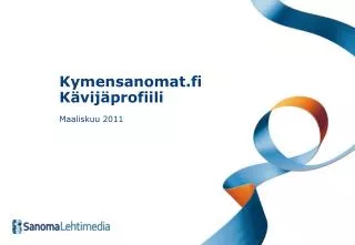 Kymensanomat.fi Kävijäprofiili