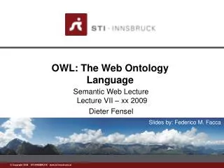 OWL: The Web Ontology Language