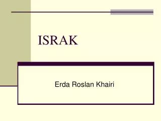 israk