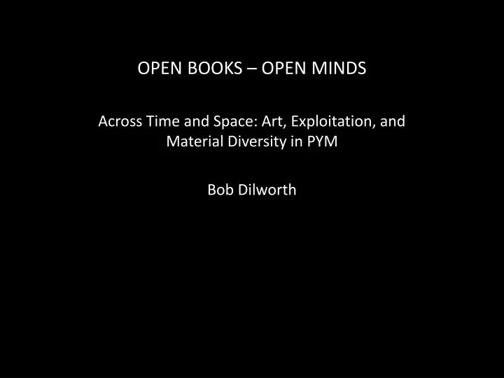 open books open minds
