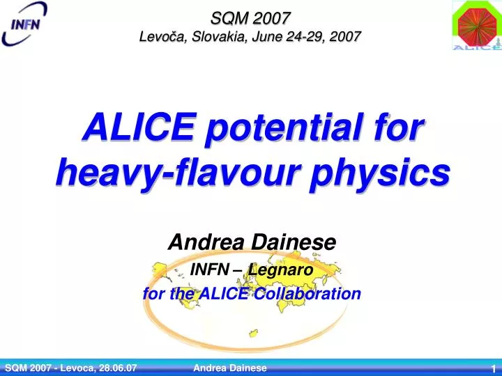 alice potential for heavy flavour physics