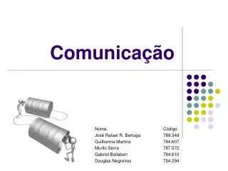 comunica o
