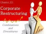 Corporate Restructuring - slide 1