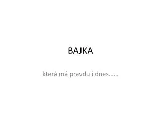 bajka