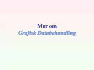 mer om grafisk databehandling