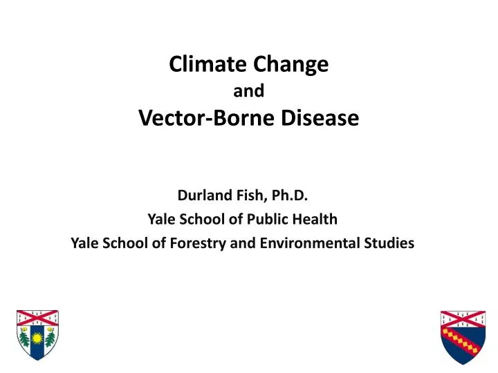 climate change and vector borne disease
