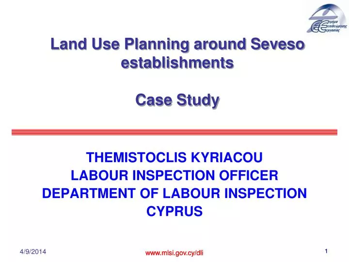 land use planning around seveso establishments case study