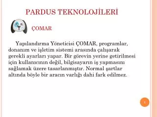 pardus teknoloj ler