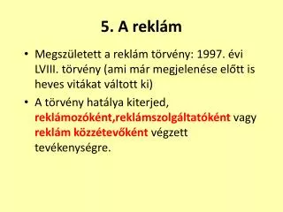 5 a rekl m