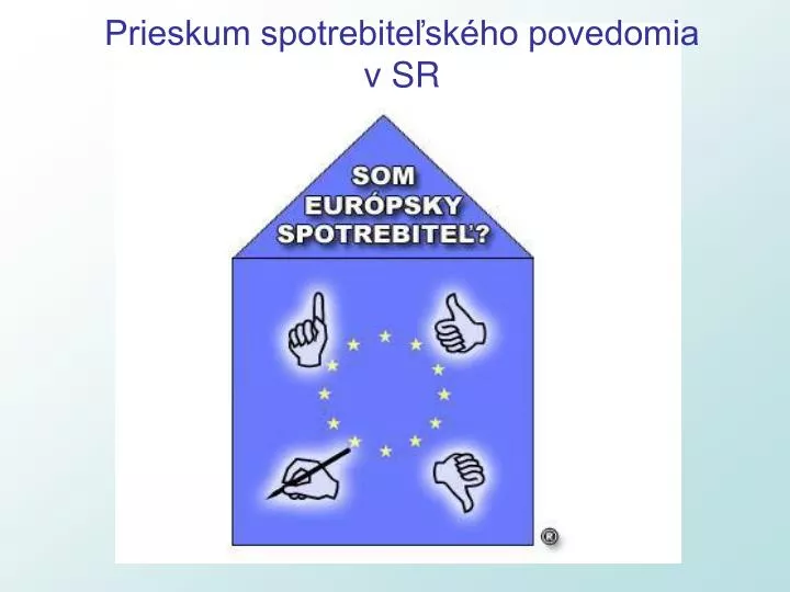 prieskum spotrebite sk ho povedomia v sr