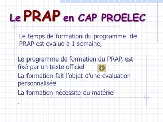 le prap en cap proelec