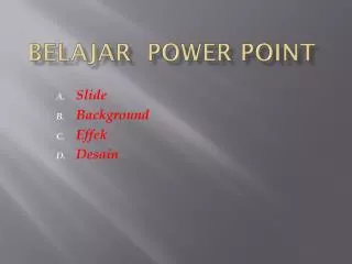 belajar power point