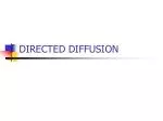 DIRECTED DIFFUSION - slide 1